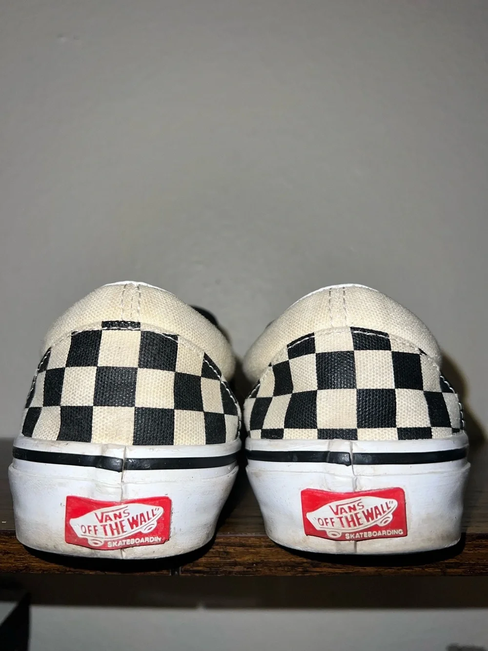 Vans PopCrush Checkered slip on skate shoe M7